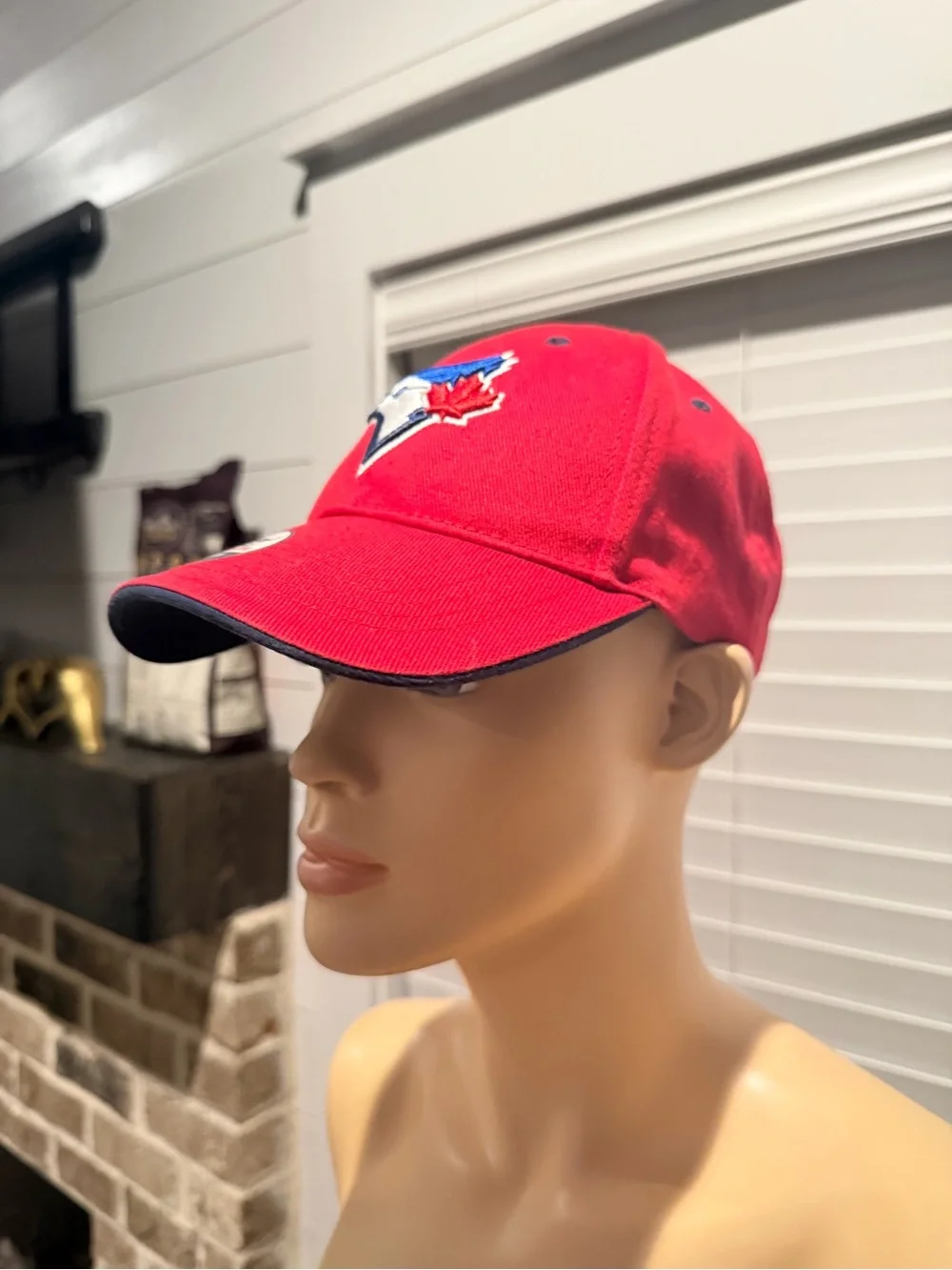 MLB Toronto Blue Jays MLB Youth Adjustable Baseball Cap (Red)